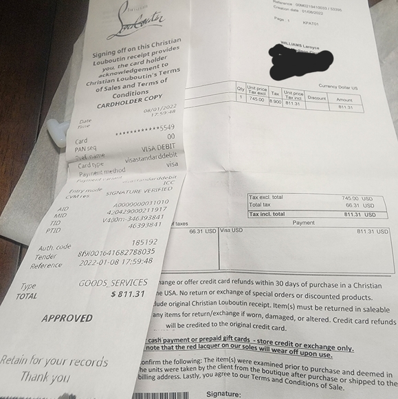 Christian Louboutin Size 38 - Picture 5 of 5